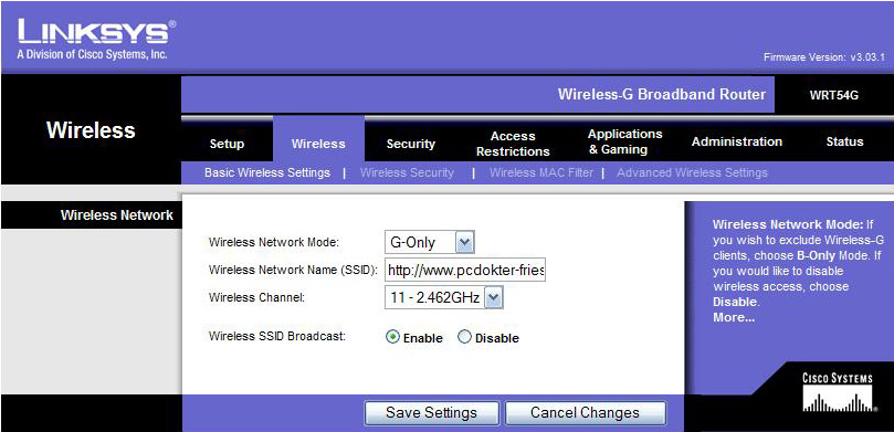 Basic Wireless Settings