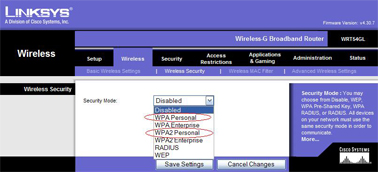 WPA encryptie