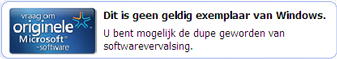 geen geldig exemplaar Windows